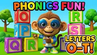 O to T Phonics Song | Learn Letters O to T with Bongo the Monkey 🐵 | Fun Alphabet & Phonics Song