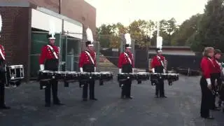 Forsyth Central, Flash Of Crimson Drumline (Tenors) 10/20/12