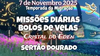 Miss&otilde;es Di&aacute;rias,Velas Sazonais,Bolos de Velas,Cristal do &Eacute;den| Sert&atilde;o Dourado | Sky Filhos da Luz 