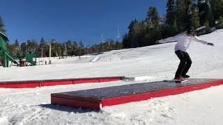 Spencer Nuzzi Snowskating Bear Mountain