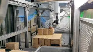 Depalletizer. Full Speed Run-test