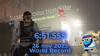The Division - Napalm Production Site 6:51.555 (Tier 5 Any% NG+ Solo) (WR 26 nov 2023)