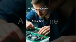 Interview Questions for Freshers Part 8: What is a real-time embedded system?