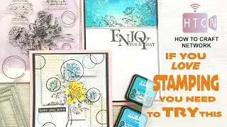 STAMPING 3 WAYS - SPOTLIGHT STAMPING - PART STAMPING - INK BLENDING