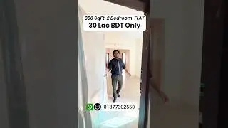 Most Affordable 850 SqFt 2 Bedroom Flat for Sale in Bashundhara Riverview | Flat for sell in Dhaka