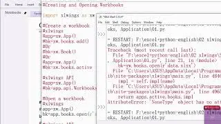 4 - **Excel Workbook Management and Data Integration with Python-Xlwings**