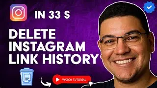How to DELETE the HISTORY of LINKS on INSTAGRAM in 33 S