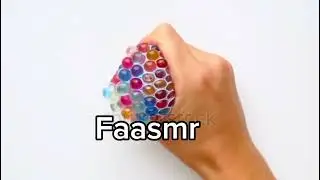 Colourful Mesh squishy stress Ball ASMR 