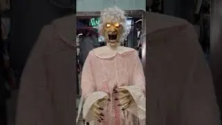Spirit Halloween Twisted Grandma in ACTION!