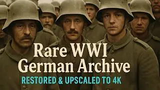 WW1 German Archive: Rare Footage Restored & Upscaled to Stunning 4K! 🪖🎥