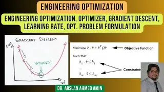 Engineering Optimization, Optimizer, Gradient Descent, Learning Rate, Opt. Problem Formulation