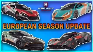 Asphalt 9 - EUROPEAN SEASON UPDATE!