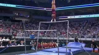 Audrey Davis 9.925 Bars Oklahoma @ National Championship Finals 4-19-25