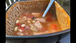 Warming up with 15 Bean Soup with Pork