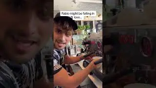 That look at the end 😂 #fabioandben #love  #reaction #coffee