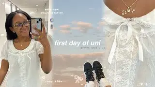 FIRST DAY OF UNI VLOG ☁️⟡ ݁₊ spring semester, sophomore, enhypen album reaction