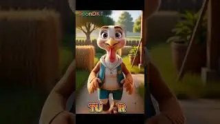 Farm Animals Sounds Song 🐱🦃🫏🦙 | Cat Turkey Donkey Llama | Fun Kids Short