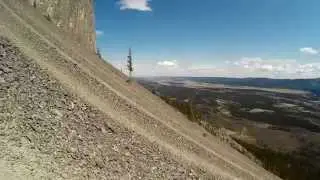Scree Skiing with Emily
