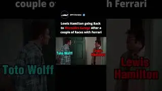 😂 Lewis Hamilton ESCAPES Ferrari & Returns to Mercedes! 🏎️ #f1