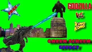 Godzilla vs King Kong | Godzilla vs King Kong Green Screen Effect | VFX boy BANKURA |KineMaster edit