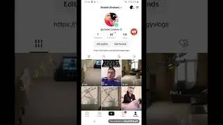 How to add YouTube button in tiktok profile #tiktokvideo #youtubebutton #carryminati #howto