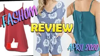FASHOM  APRIL 2020 unboxing and Try on