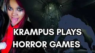 Holiday Horror Night as KRAMPUS 😈🎄 | Christmas Horror Games Marathon | Live VOD @ShanaLeigh