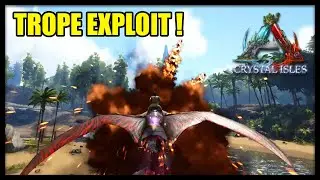 Tropeognathus Exploit - New Crystal Isles Dino Glitch - Trope Exploit Epix Ark