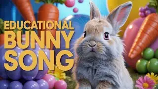 Bunny Rainy Day Song | Funny Rabbit Nursery Rhymes for Kids with Fun Weather Learning Music