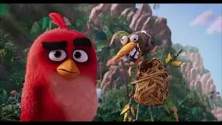 The angry birds 2016 , movie clips ,red become more angry