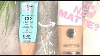 IT COSMETICS CONFIDENCE IN A FOUNDATION VS CC MATTE | WHICH IS BETTER FOR DRY SKIN?