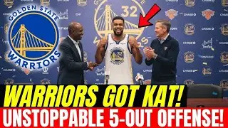 KAT to the WARRIORS: offense morphs into absurd 5-OUT juggernaut overnight | Warriors News