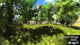 Mountain Village Demo &mdash; NeoAxis Game Engine