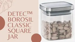 Detec&trade; Borosil Classic Square Jar