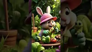 Turtle Bunny Tales - cheerful harvest #CuteAnimal #TurtleBunny #emotionaljourney