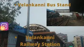 Velankanni Bus Stand🚍 & Railway Station🛤️ Don't Miss This video🤫