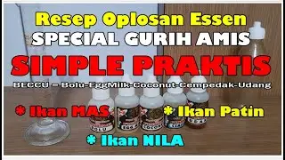 Oplosan Essen Aroma Bolu Eggmilk Coconut Cempedak, Wangi Gurih Amis untuk Ikan Mas Patin dan Nila