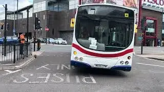 Cawthorne's Travel MX05 CFM arrives into Rotherham with a Route 3 service from Ravefield