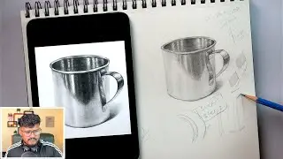 Live Still life drawing tutorial step by step