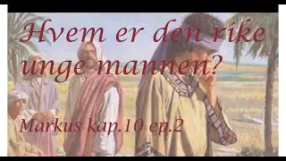 Den RIKE UNGE MANNEN og Jesus. La de sm&aring; barna komme til meg, hindre dem ikke!