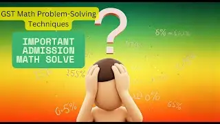 GST math question and solve 2021-22. GST math প্রশ্ন ও সমাধান 2021-22. Part -3.