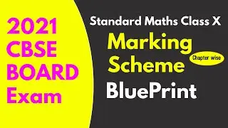 Blueprint of class 10 maths 2020-21| CBSE class 10 maths chapter wise marking scheme