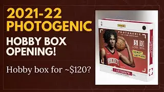 2021-22 Panini Photogenic Basketball NBA Hobby Box Product Opening. Online Exclusive! Action Shots!