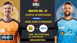 Today Match Prediction STR vs SCO Dream 11, Adelaide Strikers vs Perth Scorchers Dream11 Prediction