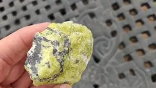Lizardite with Magnetite from Norway. Serpentine group mineral.