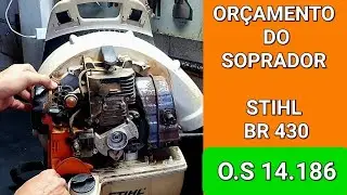 (ORÇAMENTO 14186 ) SOPRADOR STIHL BR 430 afogando muito fácil.