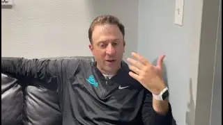 UNM coach Richard Pitino talks after Saturday's loss at Utah State. (March 9, 2024)