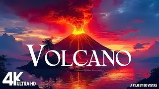 Volcanic Eruptions in 4K HDR | Fiery Spectacle &ndash; Cinematic Ultra HD Drone Footage | 8K Vistas