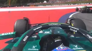 FERNANDO ALONSO ONBOARD STARTING LAP - 2025 F1 AUSTRIAN GP