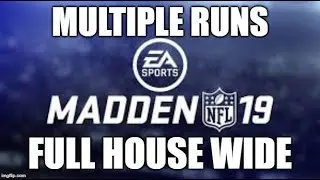 Madden 19 Glitches Cheats and Tips - Multiple Runs - Full House Wide